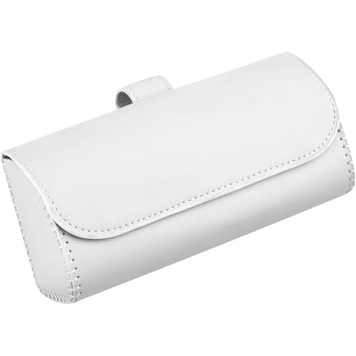 HBDTNTKF Auto Brillen Organizer Box Für Audi A3 S3 8V RS3, PU Leder Brillenhalter Sonnenblende Glasses Case Holder Magnetverschluss Aufbewahrungsbox,H von HBDTNTKF