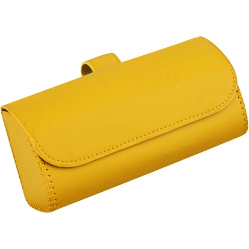 HBDTNTKF Auto Brillen Organizer Box Für Peugeot 308, PU Leder Brillenhalter Sonnenblende Glasses Case Holder Magnetverschluss Aufbewahrungsbox,G von HBDTNTKF