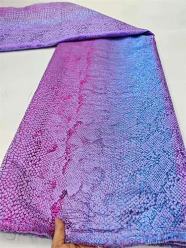 Fuchsia Brokat Jacquard Stoff Damast Vergoldung Spitze Brocard 5 DJB71-DJB63-4-5yard von HBKUHIUT