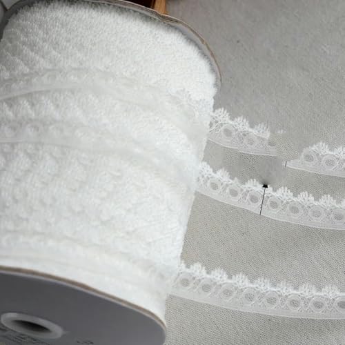 Meter weißes Spitzenband, Stoff, Gurtband, Dekoration, Geschenkverpackung, Polyester, DIY-Zubehör-Nr. 34, 1,7 cm von HBKUHIUT