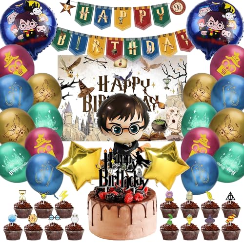 Harry Geburtstag Party Deko, Wizard Party Dekorationen Potter Ballons von HBSFBH