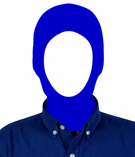 HBWL01 Unisex-Kapuzenmaske mit offenem Gesicht, dehnbar, für Cosplay, Blau von HBWL01