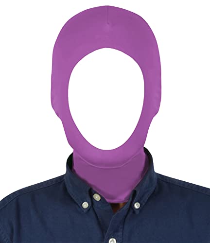 HBWL01 Unisex-Kapuzenmaske mit offenem Gesicht, dehnbar, für Cosplay, Violett von HBWL01