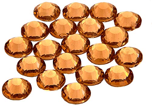 1440® Glaskristalle ohne Hotfixierung, flache Rückseite, goldfarben, SS16 (4 mm)) von HCAXKFMMXU