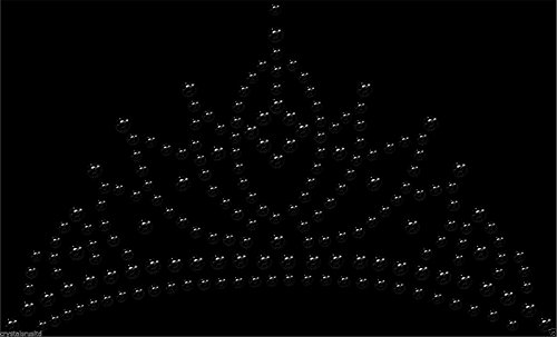 Bügel-Tiara, Krone, Strass, Strasssteine, Hotfix, Kristall-Motiv-Applikation von HCAXKFMMXU