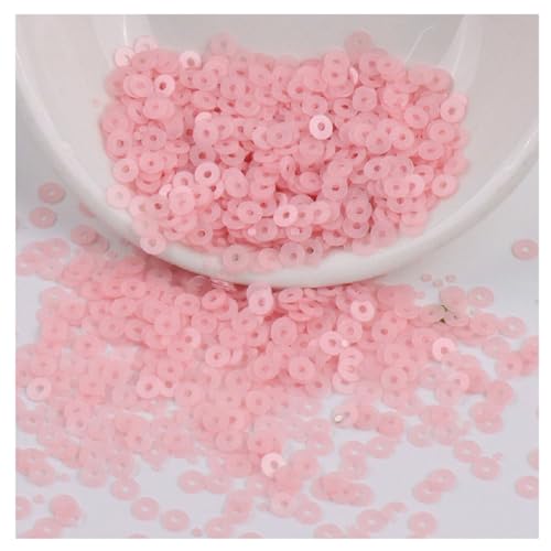 Pailletten zum Basteln 4mm 2000 Stück Glitzer Lose Pailletten Bulk zum Nähen Runde Pailletten mit Loch für DIY Schmuck Nähen Urlaub Kleid Dekoration Nail Art von HCAXKFMMXU