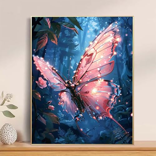 Malen Nach Zahlen Schmetterling Paint by Numbers, Malen Nach Zahlen Erwachsene Tier Painting by Numbers DIY Set Erwachsene mit 3 Pinseln und Acrylfarbe für Deko Wohnzimmer 50 x 65 cm -hcj2504S1 Malen Nach Zahlen Schmetterling Paint by Numbers, Malen Nach Zahlen Erwachsene Tier Painting by Numbers DIY Set Erwachsene mit 3 Pinseln und Acrylfarbe für Deko Wohnzimmer 50 x 65 cm -hcj2504S1 von HCJUTFOU