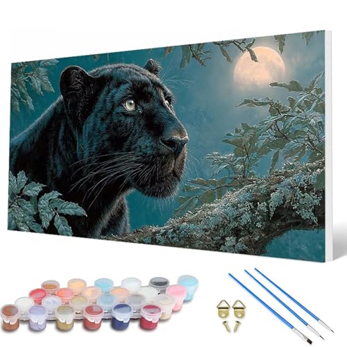 Leopard Malen Nach Zahlen Erwachsene, Malen Nach Zahlen Tiere Paint by Numbers Adult Muster Basteln Erwachsene Anfänger für Zimmer Deko Wohnzimmer, Wanddeko, Geschenke für Frauen 50X100 CM -hcw25076L Leopard Malen Nach Zahlen Erwachsene, Malen Nach Zahlen Tiere Paint by Numbers Adult Muster Basteln Erwachsene Anfänger für Zimmer Deko Wohnzimmer, Wanddeko, Geschenke für Frauen 50X100 CM -hcw25076L von HCWBDWOU