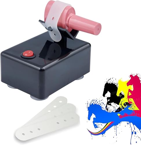 HDCCDM Nagellack-Shaker-Maschine, Lack-Shaker-Shaker-Maschine, Gleichmäßige Werkzeuge, 360° Unregelmäßiger Vibrations-Shaker Mit Festem Riemen, Für Nagellack, Acrylfarben, Modellfarben, Tattoo-Tinte von HDCCDM