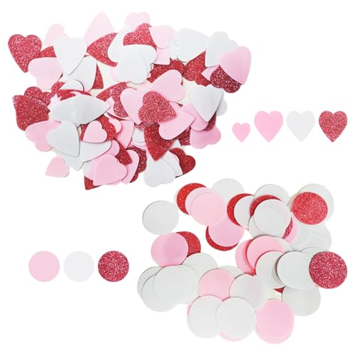 2 packungen Glitzerkonfetti, Abschlusskonfetti, Hochzeitskonfetti Pailletten, Tischdekoration Konfetti Pailletten, rosa dekoratives Konfetti von HDGSAFD