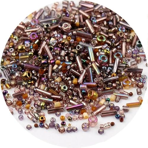 1,5–4,5 mm Glasperlen, gemischt, rund, in zufälligen Farben und Größen, Zubehör für Perlenarbeiten zum Selbermachen, Kamee, ca. 500 Stück 1,5–4,5 mm Glasperlen, gemischt, rund, in zufälligen Farben und Größen, Zubehör für Perlenarbeiten zum Selbermachen, Kamee, ca. 500 Stück von HDJSDB