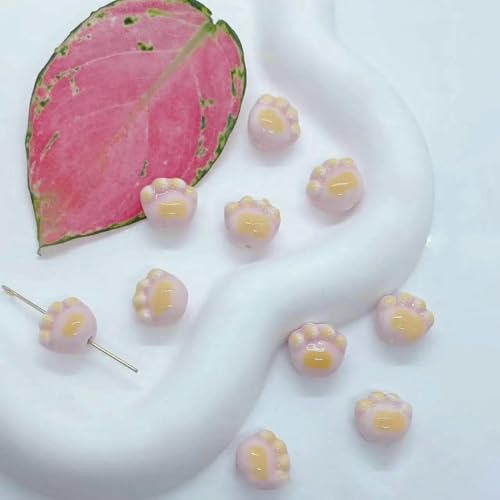10 Stück handgefertigte Emaille-Keramik-Porzellan-Perlen, Katzenkrallen, lose Abstandsperlen, Charms für DIY-Schmuck, Bastelzubehör, 15 10 Stück handgefertigte Emaille-Keramik-Porzellan-Perlen, Katzenkrallen, lose Abstandsperlen, Charms für DIY-Schmuck, Bastelzubehör, 15 von HDJSDB