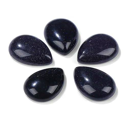 10 Stück natürliche flache Tigerauge-Stein-Cabochon-Perlen, Wassertropfen-Patch, Kamee-Perlen zur Schmuckherstellung, DIY-Ring, Ohrringe, Armbänder, Nr. 27, Sandstein, 13 x 18 mm 10 Stück natürliche flache Tigerauge-Stein-Cabochon-Perlen, Wassertropfen-Patch, Kamee-Perlen zur Schmuckherstellung, DIY-Ring, Ohrringe, Armbänder, Nr. 27, Sandstein, 13 x 18 mm von HDJSDB