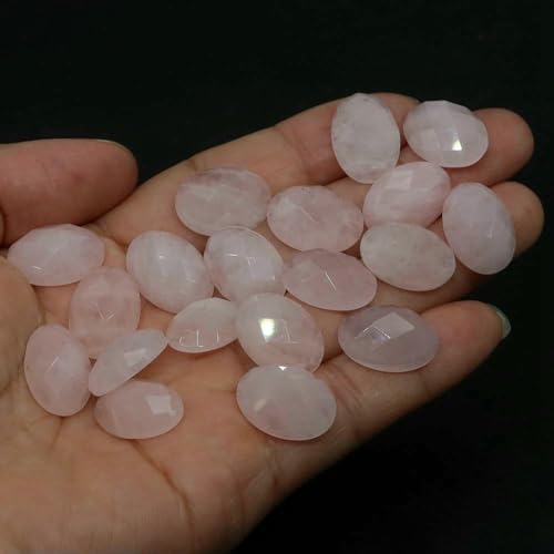 13 x 18 mm ovale Perlen mit flacher Rückseite, natürliche facettierte Steine, Kristall-Kamee-Abstandshalter für die Schmuckherstellung, DIY-Anhänger, Halsket 13 x 18 mm ovale Perlen mit flacher Rückseite, natürliche facettierte Steine, Kristall-Kamee-Abstandshalter für die Schmuckherstellung, DIY-Anhänger, Halsket von HDJSDB
