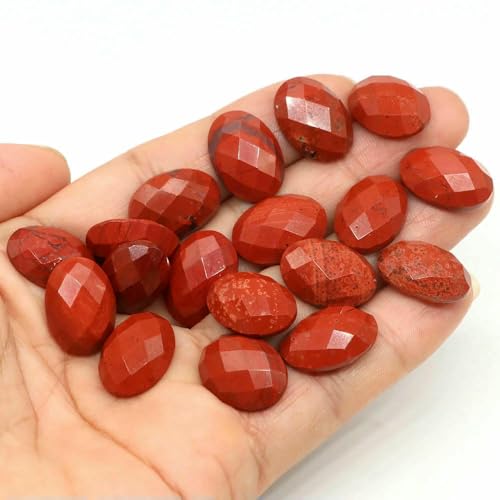 13 x 18 mm ovale Perlen mit flacher Rückseite, natürliche facettierte Steine, Kristall-Kamee-Abstandshalter für die Schmuckherstellung, DIY-Anhänger, Halsket 13 x 18 mm ovale Perlen mit flacher Rückseite, natürliche facettierte Steine, Kristall-Kamee-Abstandshalter für die Schmuckherstellung, DIY-Anhänger, Halsket von HDJSDB