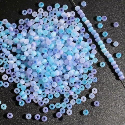 130 Stück 4,0 mm Katzenaugenperlen 6/0 glatte Jade-Imitat-Glasperlen für die Herstellung von DIY-Schmuck, Bettelarmbänder und Halskettenzubehör, gemischtes B 130 Stück 4,0 mm Katzenaugenperlen 6/0 glatte Jade-Imitat-Glasperlen für die Herstellung von DIY-Schmuck, Bettelarmbänder und Halskettenzubehör, gemischtes B von HDJSDB