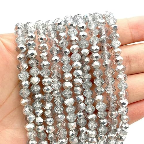2 3 4 6 8 mm österreichische facettierte Kristallperlen, Rondelle, lose Abstandshalter, Armbänder, Ohrringe, DIY-Glasperlen zur Schmuckherstellung – C75, halber Splitter – 4,0 mm (ca. 125 Stü 2 3 4 6 8 mm österreichische facettierte Kristallperlen, Rondelle, lose Abstandshalter, Armbänder, Ohrringe, DIY-Glasperlen zur Schmuckherstellung – C75, halber Splitter – 4,0 mm (ca. 125 Stü von HDJSDB