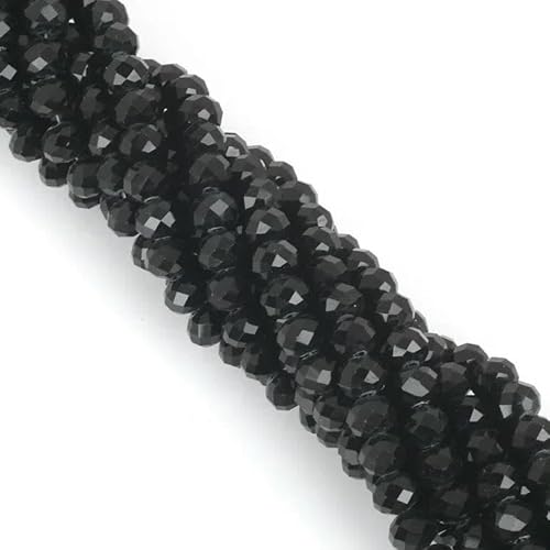 2 mm, 3,0 mm, 4,0 mm, 6 mm, 8 mm, österreichische facettierte Kristallperlen, Rondelle-Glasperlen, lose Abstandsperlen zur Schmuckherstellung, DIY-Armband-Stil 03 – 6 mm, ca. 98 St von HDJSDB