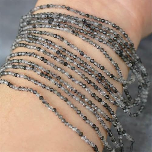 2 mm Naturstein Amethyst Tigerauge Lapislazuli Perlen eingelegt mit hellen Perlen Schmuckherstellung DIY Halskette Armband Schmuck-Schwarzer Haarquarz-4,0 mm 2 mm Naturstein Amethyst Tigerauge Lapislazuli Perlen eingelegt mit hellen Perlen Schmuckherstellung DIY Halskette Armband Schmuck-Schwarzer Haarquarz-4,0 mm von HDJSDB