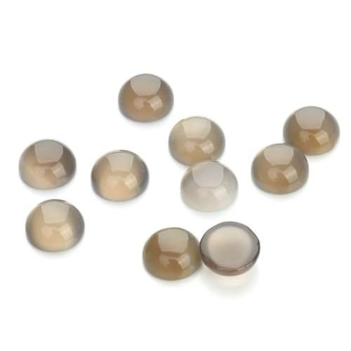 4–25 mm Amethyst-Natursteinperlen, runde Onyx-Cabochons, lose Perlen, DIY-Ring, Ohrring, Armband, Schmuckherstellung, Grauer Achat 4013–16 mm x 10 Stück 4–25 mm Amethyst-Natursteinperlen, runde Onyx-Cabochons, lose Perlen, DIY-Ring, Ohrring, Armband, Schmuckherstellung, Grauer Achat 4013–16 mm x 10 Stück von HDJSDB