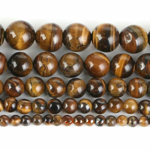 45 Arten Tigerauge-Steinperlen, natürlicher gelber Cabochon, rund, facettiert, quadratisch, lose Perlen, passend für Modeschmuck, handgefertigt, 4,0 mm, Gelbes Tigerauge 45 Arten Tigerauge-Steinperlen, natürlicher gelber Cabochon, rund, facettiert, quadratisch, lose Perlen, passend für Modeschmuck, handgefertigt, 4,0 mm, Gelbes Tigerauge von HDJSDB