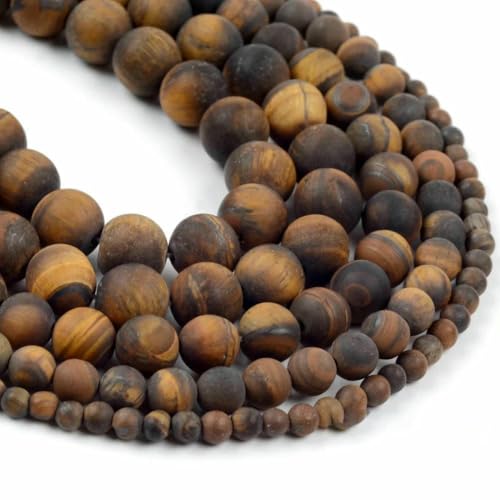 45 Arten Tigerauge Steinperlen, natürlicher gelber Cabochon, rund, facettiert, quadratisch, lose Perlen, passend für Modeschmuck, handgefertigt, 4,0 mm, mattes Tigerauge 45 Arten Tigerauge Steinperlen, natürlicher gelber Cabochon, rund, facettiert, quadratisch, lose Perlen, passend für Modeschmuck, handgefertigt, 4,0 mm, mattes Tigerauge von HDJSDB