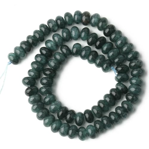 5 x 8 mm Naturstein-Abakusperlen, Angelit, Turmalin, Tigerauge, Quarz, Rondelle, lose Perlen zur Schmuckherstellung, DIY-Armbänder, 15 Zoll, Dunkelblaue Jade 5 x 8 mm Naturstein-Abakusperlen, Angelit, Turmalin, Tigerauge, Quarz, Rondelle, lose Perlen zur Schmuckherstellung, DIY-Armbänder, 15 Zoll, Dunkelblaue Jade von HDJSDB