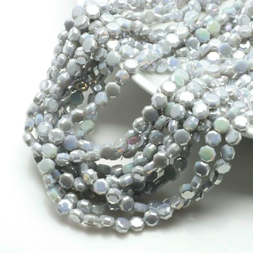 50 Stück AB-Farbe 8 mm runde flache facettierte Glasperlen lose Kristallzubehör für DIY-Schmuckherstellung Ohrring Halskette-HuiCi ab 50 Stück AB-Farbe 8 mm runde flache facettierte Glasperlen lose Kristallzubehör für DIY-Schmuckherstellung Ohrring Halskette-HuiCi ab von HDJSDB