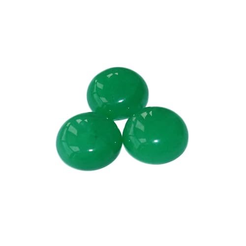 Bunte 6 8 10 12 14 16 18 20 mm CAB Cabochon Natursteinperlen zur DIY-Schmuckherstellung, Achate, Lapislazuli, passend für DIY-Halsketten, grüne Jade, 20 mm Bunte 6 8 10 12 14 16 18 20 mm CAB Cabochon Natursteinperlen zur DIY-Schmuckherstellung, Achate, Lapislazuli, passend für DIY-Halsketten, grüne Jade, 20 mm von HDJSDB