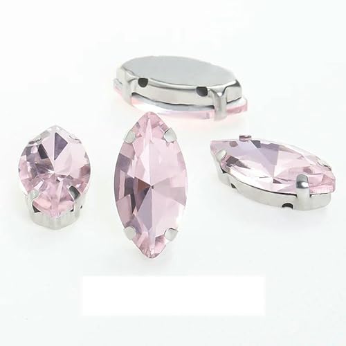 Glitzernde Blatt-Kristall-Strasssteine, von Hand aufgenäht, Glassteine, Ornament, Diamantperlen, Kleid, DIY-Bastelarbeiten, Krallenbohrer-Zubehör, 223, 5 x 10 mm, 50 Stück Glitzernde Blatt-Kristall-Strasssteine, von Hand aufgenäht, Glassteine, Ornament, Diamantperlen, Kleid, DIY-Bastelarbeiten, Krallenbohrer-Zubehör, 223, 5 x 10 mm, 50 Stück von HDJSDB