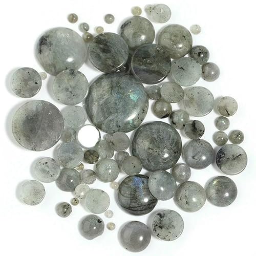 Lila Amethyste Natursteinperlen, rund, Onyx-Cabochons, lose Perlen, Kamee, DIY-Ringe, Halskette, Schimmerstein, 20 mm x 5 Stück Lila Amethyste Natursteinperlen, rund, Onyx-Cabochons, lose Perlen, Kamee, DIY-Ringe, Halskette, Schimmerstein, 20 mm x 5 Stück von HDJSDB