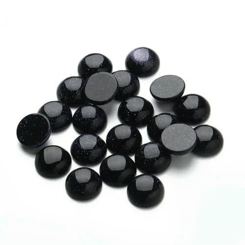 Lila Amethyste Natursteinperlen, rund, Onyx-Cabochons, lose Perlen, Kamee, DIY-Ringe, Halskette, dunkelblauer Sand, 25 mm x 5 Stück Lila Amethyste Natursteinperlen, rund, Onyx-Cabochons, lose Perlen, Kamee, DIY-Ringe, Halskette, dunkelblauer Sand, 25 mm x 5 Stück von HDJSDB