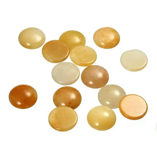 Lila Amethyste Natursteinperlen, rund, Onyx-Cabochons, lose Perlen, Kamee, DIY-Ringe, Halskette, gelber Avent, 12 mm x 10 Stück Lila Amethyste Natursteinperlen, rund, Onyx-Cabochons, lose Perlen, Kamee, DIY-Ringe, Halskette, gelber Avent, 12 mm x 10 Stück von HDJSDB