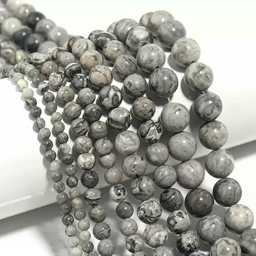Naturstein, 4–10 mm, Amethyst, Tigerauge, Fluorit, Achat, vulkanische runde, lose Perlen, DIY-Armband, Schmuckzubehör, Kartenstein, 4,0 mm, 80 Stück Naturstein, 4–10 mm, Amethyst, Tigerauge, Fluorit, Achat, vulkanische runde, lose Perlen, DIY-Armband, Schmuckzubehör, Kartenstein, 4,0 mm, 80 Stück von HDJSDB