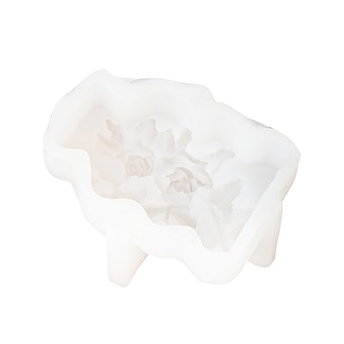 3D-Blumen-Silikonform mit Rosenduft, Gips, Harz, Seife, Kuchen, Schokolade, Heimdekorationen von HDKEAN