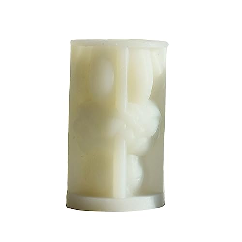 3D-Form mit zylinderförmigem Duft, Silikonform für die Herstellung von Harz, Gips, Epoxidharz, Heimdekorationen von HDKEAN