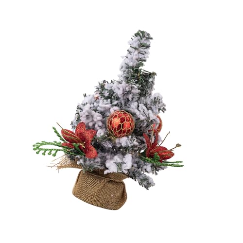 HDKEAN Plüsch-Miniatur-Weihnachtsbaum, stilvolle Feiertags-Miniatur-Weihnachtsbaum-Plüschverzierung für jede Raumdekoration von HDKEAN