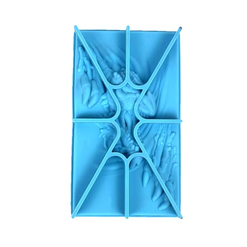 Silikonform mit halben 3D-Drachen, große Tierharzformen, große Form, Epoxidharz-Form für Wand-/Schreibtisch-Dekoration von HDKEAN