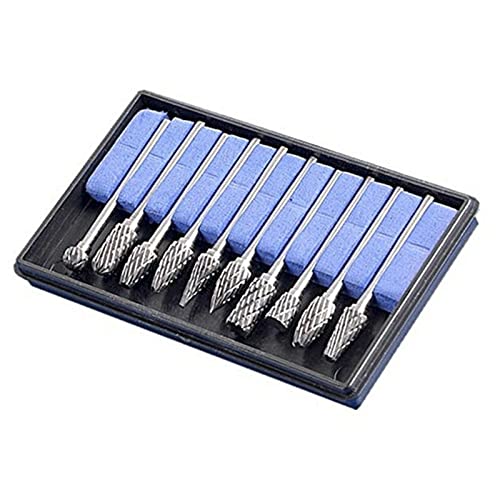 10pcs Wolframlegierung Carbid Rotationsfeileköpfe Zum Polieren Und Bohren Von Fräsenschneider Auf Holz Und Metall 10pcs Wolframlegierung Carbid Rotationsfeileköpfe Zum Polieren Und Bohren Von Fräsenschneider Auf Holz Und Metall von HDOYTXXM