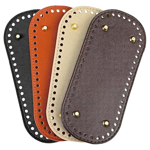 HDOYTXXM Taschensockel Zum Häkeln 22x10cm 8x18cm Gehäkelte Taschenbodenbasis Leder Handtaschenboden Zur Taschenherstellung von HDOYTXXM