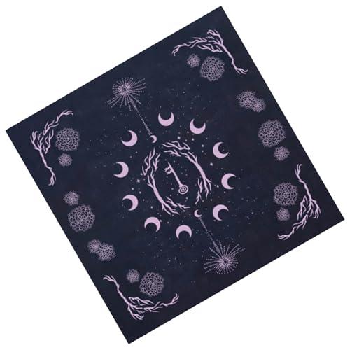 HDOYTXXM Wahrsagerei Tischdecke Kartenmatten Tischdecken Astrologische Orakel Pad Tarot Tischdecke Altäre Tuch Brettspiel Pad von HDOYTXXM