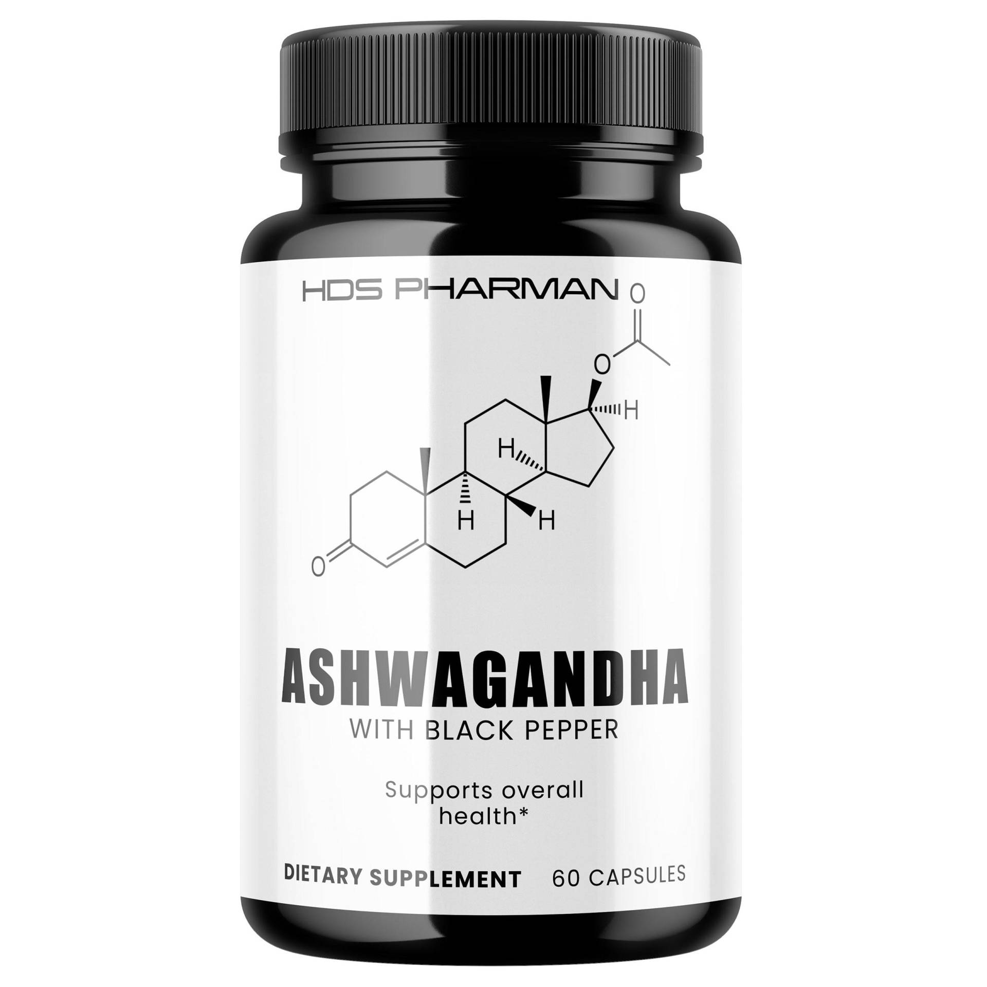 Ashwagandha With Black Pepper - 60 Days von HDSPharman