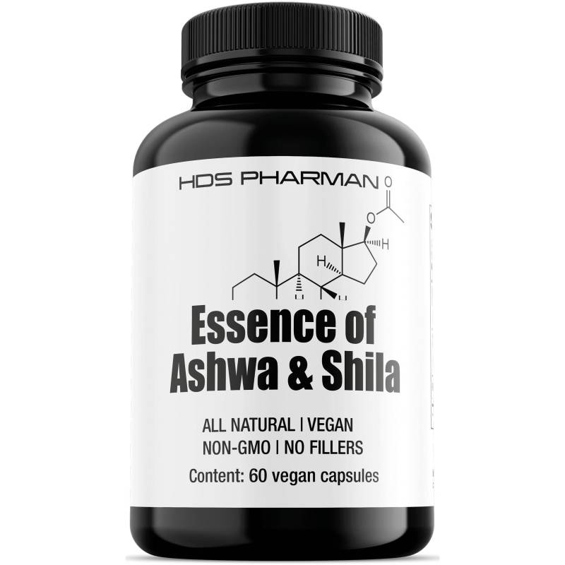 Essence Of Shilajit, Ashwagandha & Piperine - 60 Caps Day Supply von HDSPharman