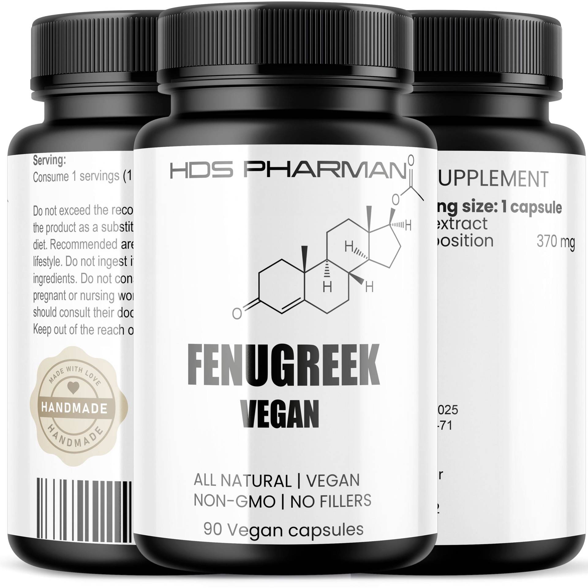 Fenugreek 90 Vegan Capsules von HDSPharman