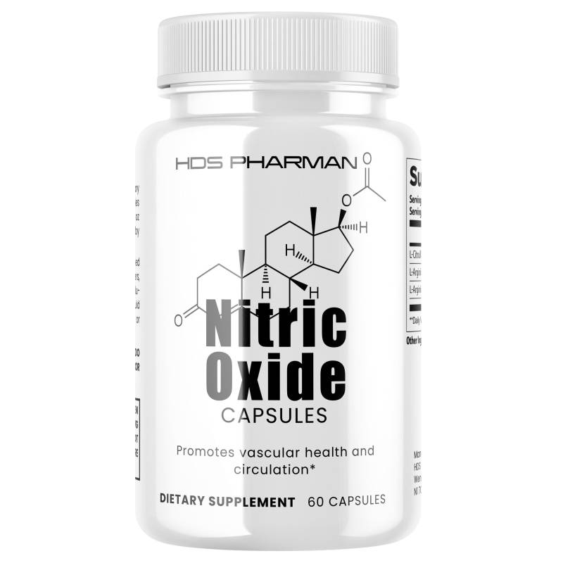 Nitric Oxide - 60 Caps 30 Day Supply Arginine Citrulline von HDSPharman