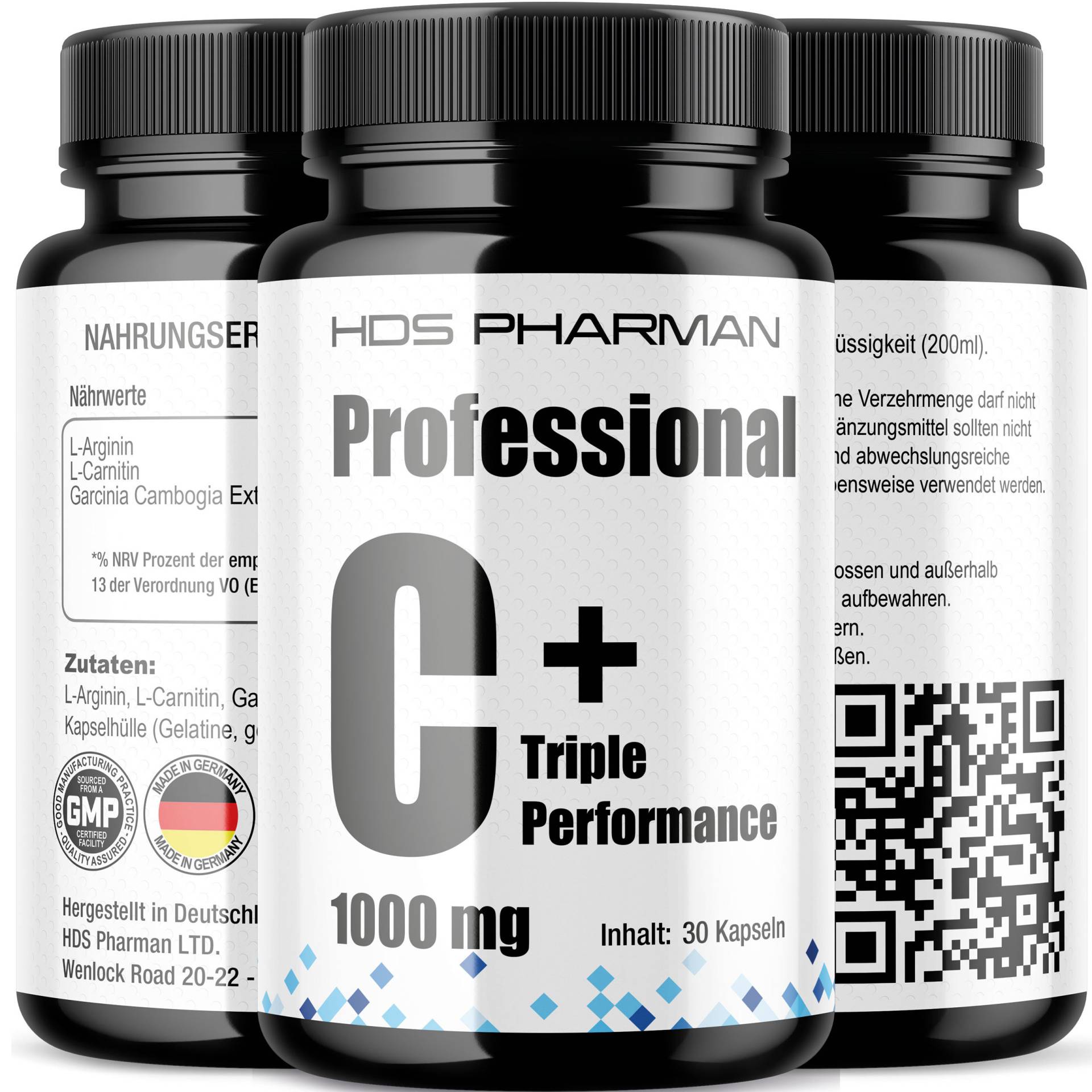 Revitalize Your Energy With C+ Professional Male Supplement - 1000 Mg High-Dose Capsules von HDSPharman