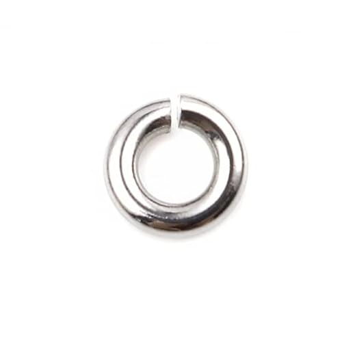 HDSupplies 100 Stück – 304 Edelstahl Biegeringe – 6 mm – 15 Gauge (1,5 mm Dicke) von HDSupplies