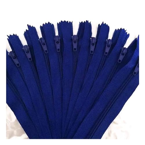 10pcs Harz Reißverschluss Nylon Reißverschluss Ersatz für Reißverschluss, Dunkelblau, 15cm von HDTVTV