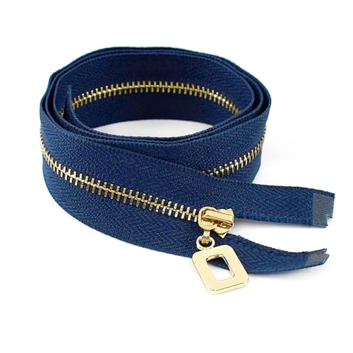 4pcs 15-30cm 3# Metal Reißverschluss Nahe Reißverschlüsse für Bag-Kleidung Jacke, Marineblaues Gold, Schließen Sie 25cm von HDTVTV