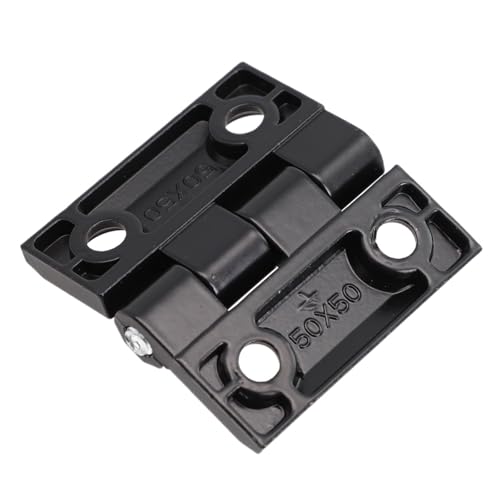 HDWMOJZT 1 Stücke Zink-Legierung Butt Scharnier Metall Schwarz Tür Scharniere 40 * 40mm 50 * 50mm 60 * 60mm for Schränke/Boxen/möbel Hardware Zubehör(40x40mm) von HDWMOJZT